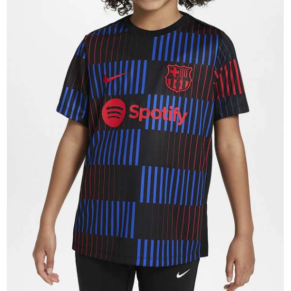 Camiseta fc barcelona prematch jr. 24/25